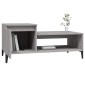 vidaXL Τραπεζάκι Σαλονιού Γκρι Sonoma 100x50x45 εκ. Επεξεργασμένο Ξύλο
