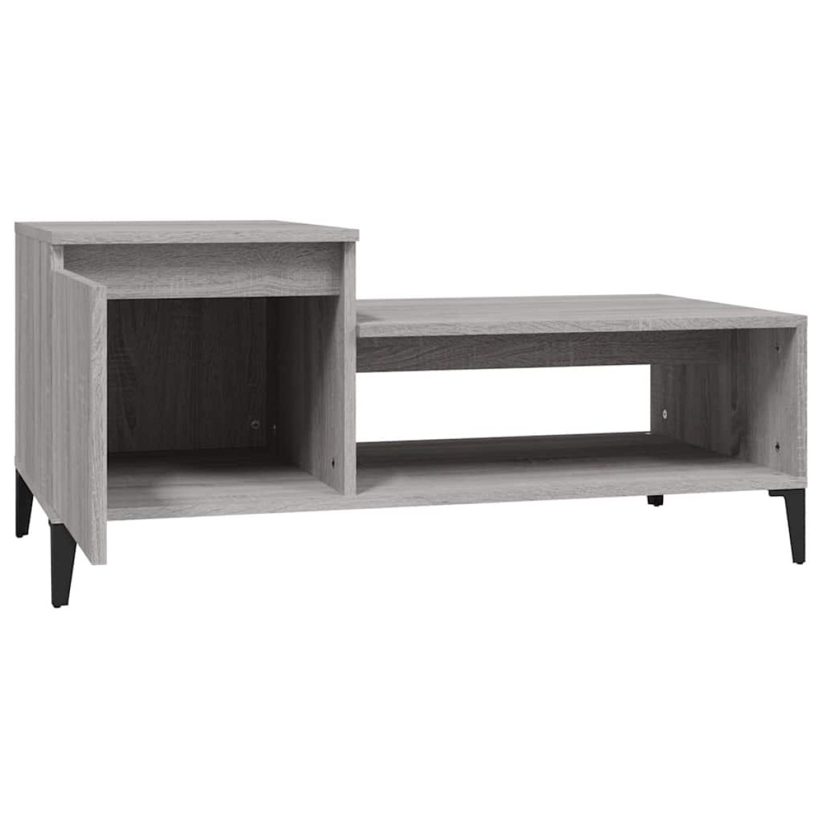 vidaXL Τραπεζάκι Σαλονιού Γκρι Sonoma 100x50x45 εκ. Επεξεργασμένο Ξύλο