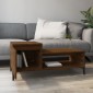 vidaXL Τραπεζάκι Σαλονιού Καφέ Δρυς 100x50x45 εκ. Επεξεργασμ. Ξύλο