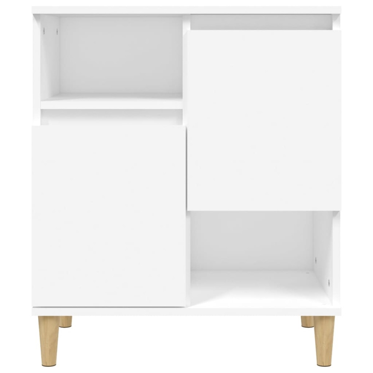 vidaXL Συρταριέρα Λευκή 60 x 35 x 70 εκ. από Επεξεργασμένο Ξύλο
