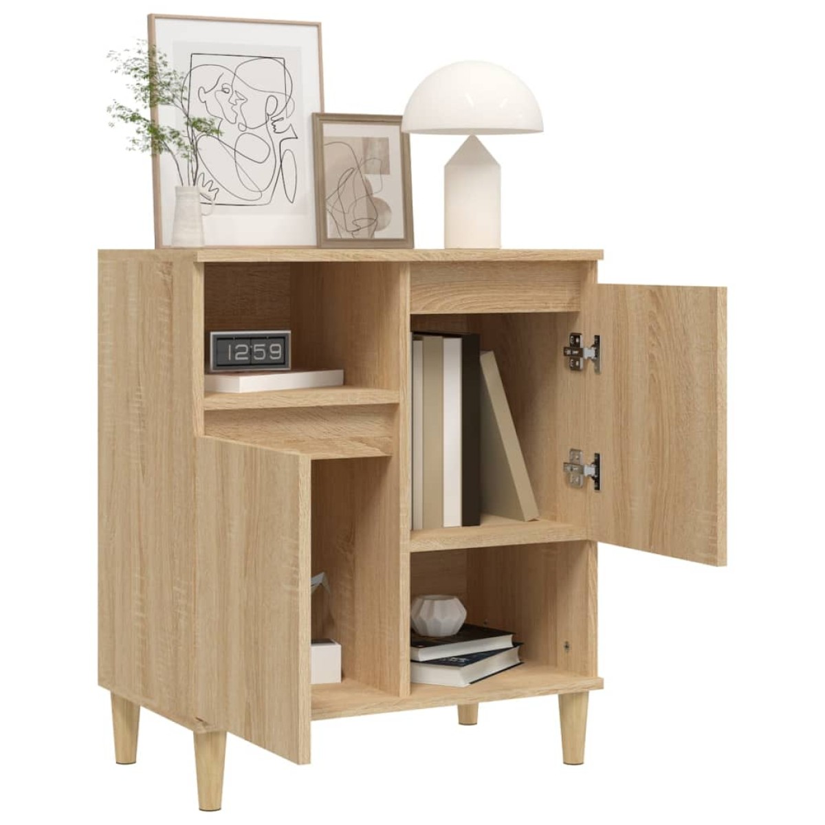 vidaXL Συρταριέρα Sonoma Δρυς 60x35x70 εκ. Επεξεργασμένο Ξύλο