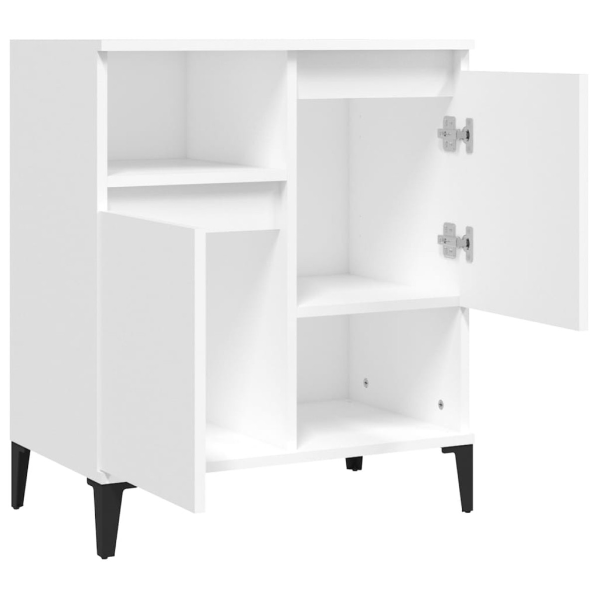 vidaXL Συρταριέρα Λευκή 60 x 35 x 70 εκ. από Επεξεργασμένο Ξύλο