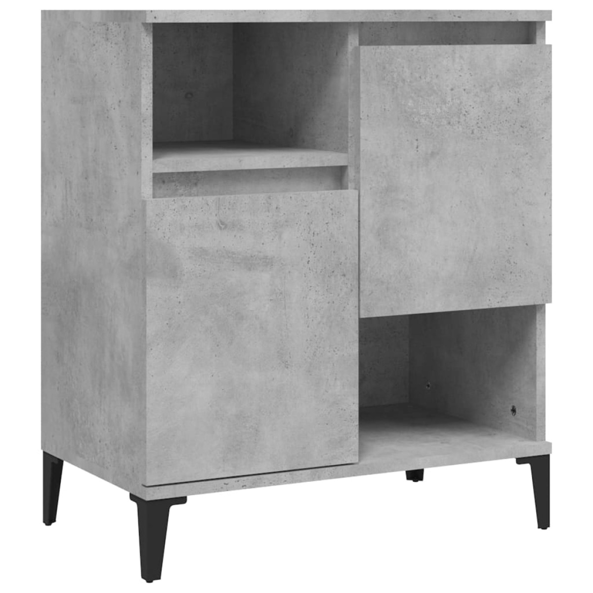 vidaXL Ντουλάπι Γκρι Σκυροδέματος 60x35x70 εκ. Επεξεργασμένο Ξύλο