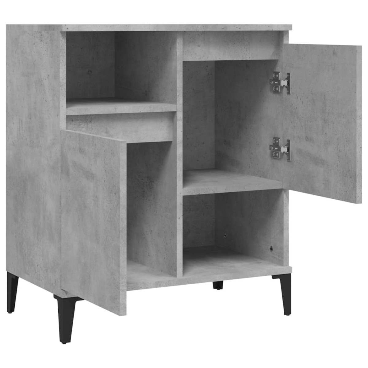 vidaXL Ντουλάπι Γκρι Σκυροδέματος 60x35x70 εκ. Επεξεργασμένο Ξύλο