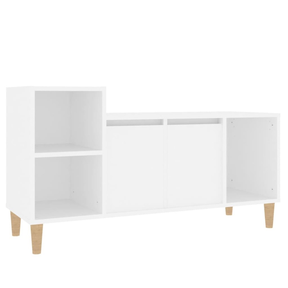 vidaXL Έπιπλο Τηλεόρασης Λευκό 100 x 35 x 55 εκ. Επεξ. Ξύλο