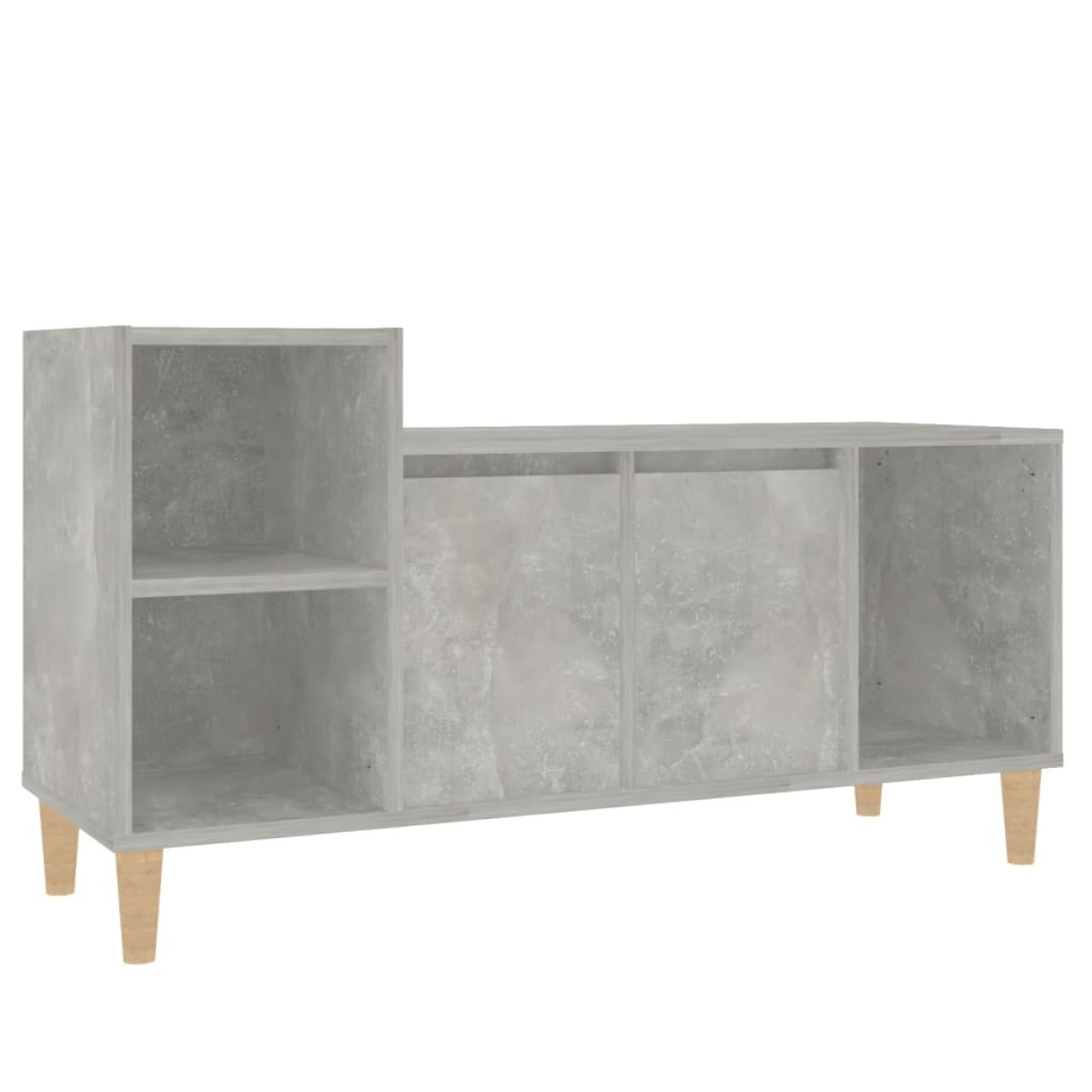 vidaXL Έπιπλο Τηλεόρασης Γκρι Σκυρ. 100x35x55 εκ. Επεξ. Ξύλο