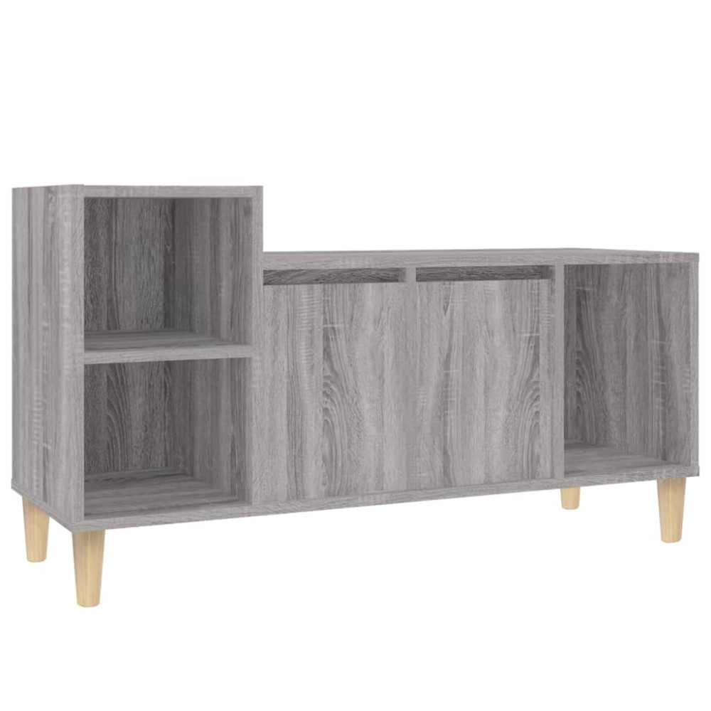 vidaXL Έπιπλο Τηλεόρασης Γκρι Sonoma 100x35x55 εκ. από Επεξεργ. Ξύλο