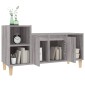 vidaXL Έπιπλο Τηλεόρασης Γκρι Sonoma 100x35x55 εκ. από Επεξεργ. Ξύλο