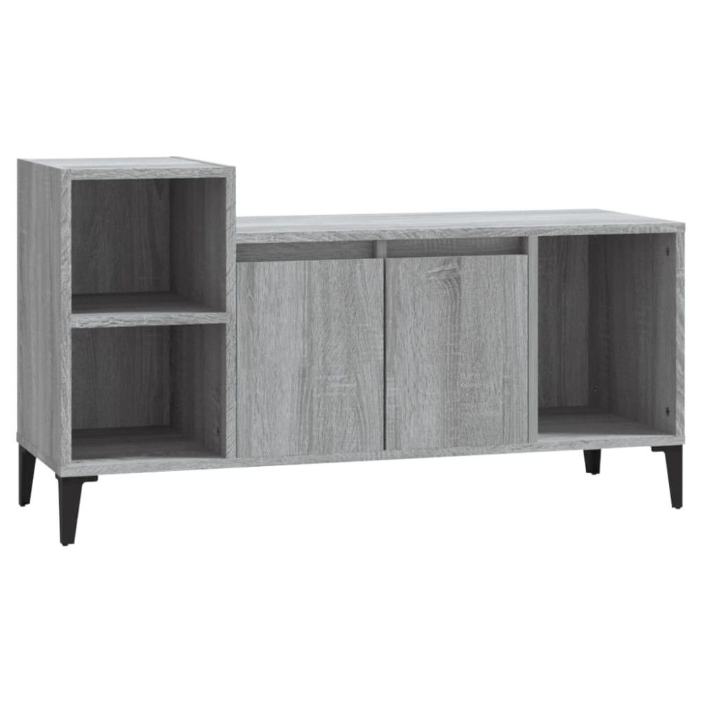 vidaXL Έπιπλο Τηλεόρασης Γκρι Sonoma 100x35x55 εκ. από Επεξεργ. Ξύλο