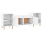vidaXL Έπιπλο Τηλεόρασης Λευκό 160 x 35 x 55 εκ. Επεξεργασμένο Ξύλο