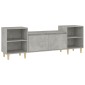 vidaXL Έπιπλο Τηλεόρασης Γκρι Σκυρ. 160x35x55 εκ. Επεξ. Ξύλο