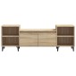 vidaXL Έπιπλο Τηλεόρασης Sonoma Δρυς 160x35x55 εκ. Επεξ. Ξύλο
