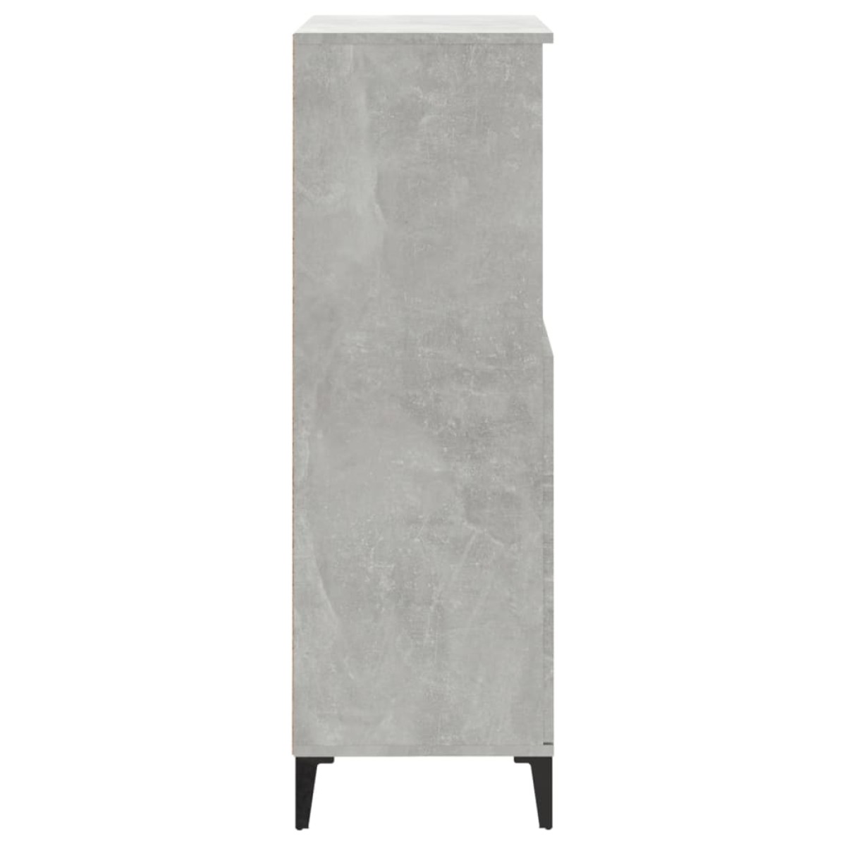 vidaXL Ντουλάπι Γκρι σκυροδέματος 60x36x110 εκ. από Επεξεργασμένο Ξύλο