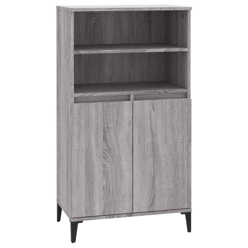 vidaXL Ντουλάπι Γκρι Sonoma 60 x 36 x 110 εκ. από Επεξεργασμένο Ξύλο