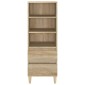 vidaXL Ντουλάπι Sonoma Δρυς 40x36x110 εκ. από Επεξεργασμένο Ξύλο