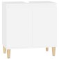 vidaXL Ντουλάπι Νιπτήρα Λευκό 58 x 33 x 60 εκ. από Επεξεργασμένο Ξύλο