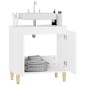 vidaXL Ντουλάπι Νιπτήρα Λευκό 58 x 33 x 60 εκ. από Επεξεργασμένο Ξύλο