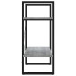 vidaXL Βιβλιοθήκη με 2 Ράφια Γκρι Sonoma 60x30x70 εκ. Επεξεργ. Ξύλο
