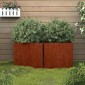 vidaXL Ζαρντινιέρες 2τεμ. 32x30x29εκ Ατσάλι Σκληρυθέν στον Αέρα