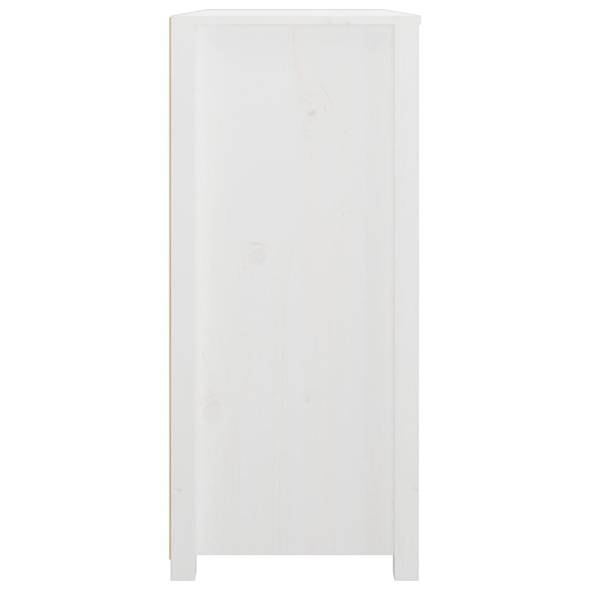 vidaXL Βοηθητικό Ντουλάπι Λευκό 100x40x90 εκ. από Μασίφ Ξύλο Πεύκου