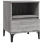 vidaXL Κομοδίνα 2 Τεμ. Γκρι Sonoma 40x35x50 εκ.