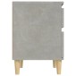 vidaXL Κομοδίνα Γκρι Σκυροδέματος 40x35x50 εκ.