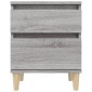 vidaXL Κομοδίνα 2 Τεμ. Γκρι Sonoma 40x35x50 εκ.