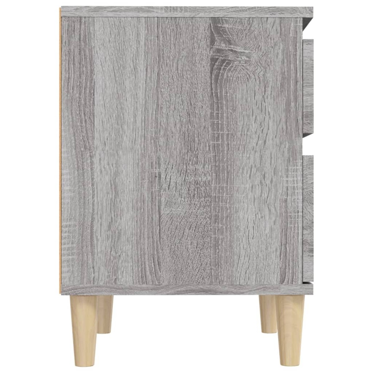 vidaXL Κομοδίνα 2 Τεμ. Γκρι Sonoma 40x35x50 εκ.
