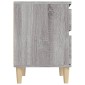 vidaXL Κομοδίνα 2 Τεμ. Γκρι Sonoma 40x35x50 εκ.