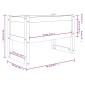 vidaXL Ζαρντινιέρα 78x40x52 εκ. από Μασίφ Ξύλο Πεύκου