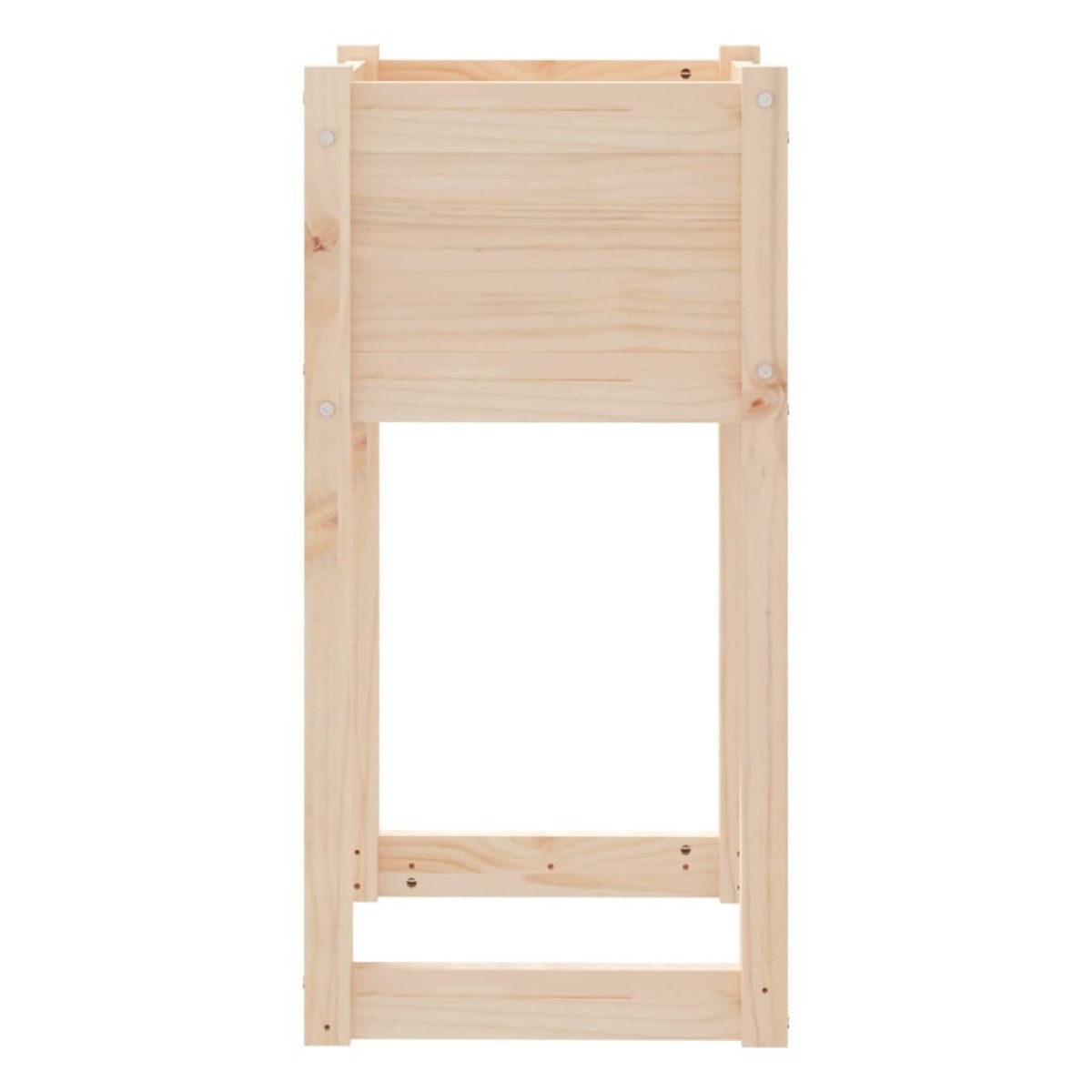 vidaXL Ζαρντινιέρα 40x40x81 εκ. από Μασίφ Ξύλο Πεύκου