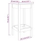 vidaXL Καρέκλες Μπαρ 2 τεμ. Λευκό 40x40x78 εκ. Μασίφ Ξύλο Πεύκου