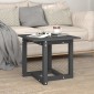 vidaXL Τραπεζάκι Σαλονιού Γκρι 50 x 50 x 45 εκ. από Μασίφ Ξύλο Πεύκου