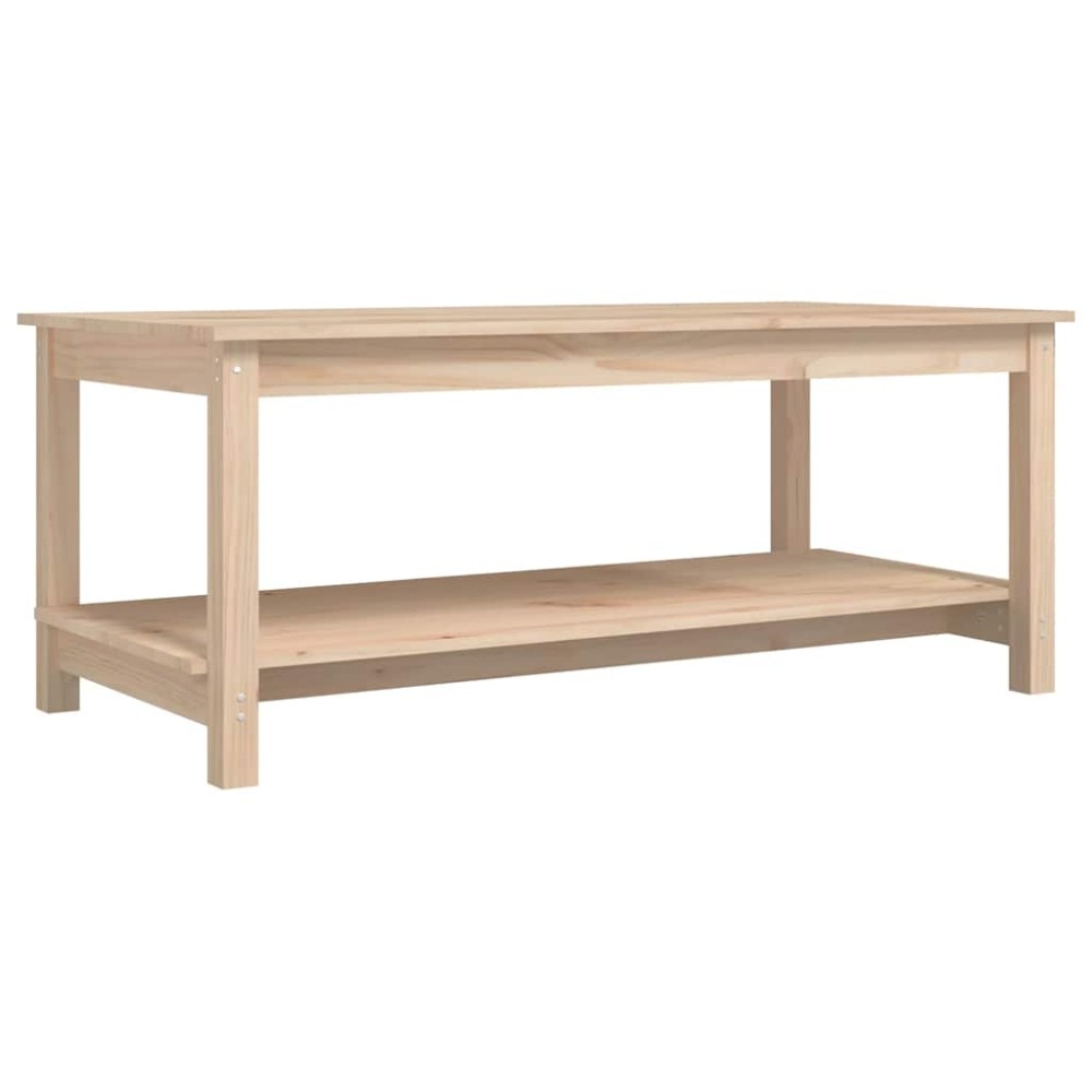 vidaXL Τραπεζάκι Σαλονιού 110 x 55 x 45 εκ. από Μασίφ Ξύλο Πεύκου