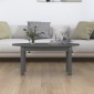 vidaXL Τραπεζάκι Σαλονιού Γκρι 80x40x35 εκ. από Μασίφ Ξύλο Πεύκου
