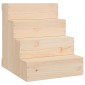 vidaXL Σκάλα Κατοικίδιου 40 x 49 x 47 εκ. από Μασίφ Ξύλο Πεύκου