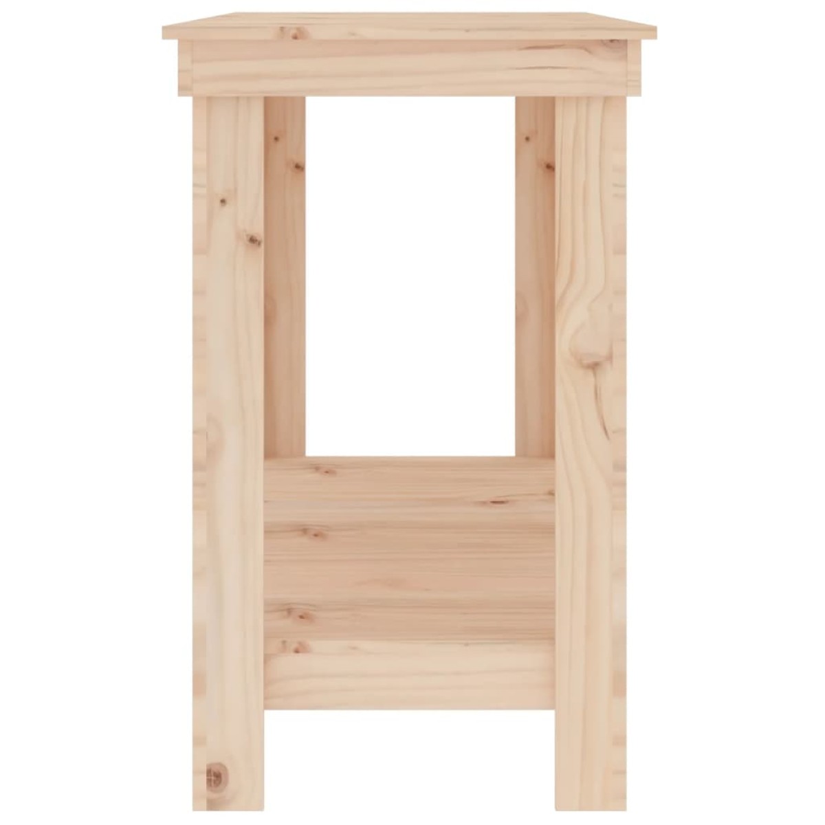 vidaXL Πάγκος Εργασίας 140x50x80 εκ. από Μασίφ Ξύλο Πεύκου