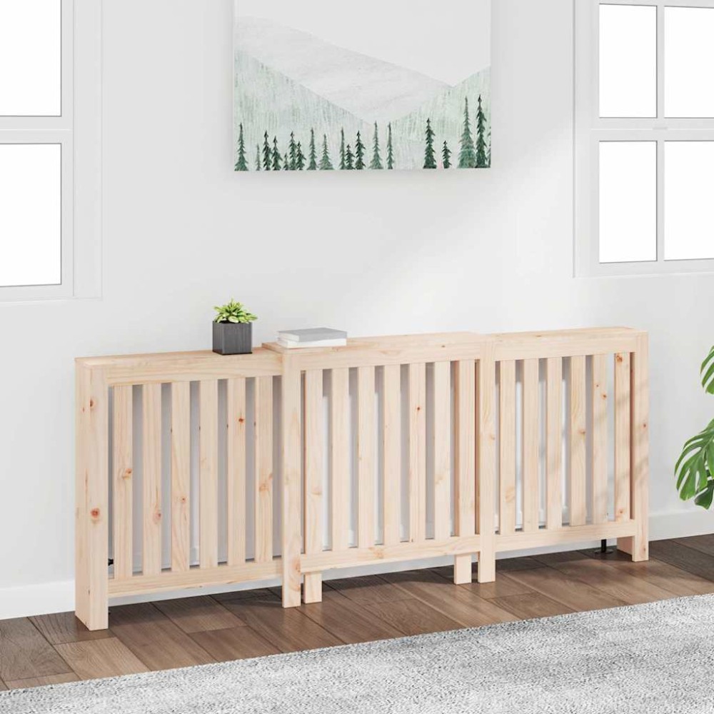 vidaXL Κάλυμμα Καλοριφέρ 210x21x85 εκ. από Μασίφ Ξύλο Πεύκου