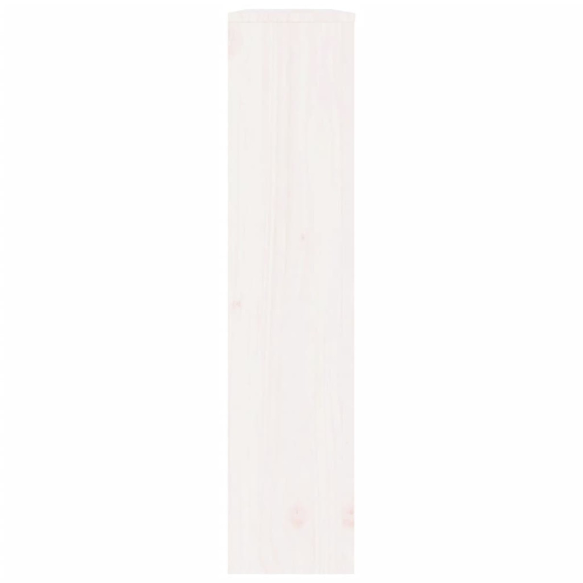 vidaXL Κάλυμμα Καλοριφέρ Λευκό 108,5x19x84 εκ. από Μασίφ Ξύλο Πεύκου