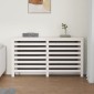 vidaXL Κάλυμμα Καλοριφέρ Λευκό 153 x19 x 84 εκ. από Μασίφ Ξύλο Πεύκου