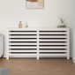 vidaXL Κάλυμμα Καλοριφέρ Λευκό 169x19x84 εκ. από Μασίφ Ξύλο Πεύκου