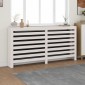 vidaXL Κάλυμμα Καλοριφέρ Λευκό 169x19x84 εκ. από Μασίφ Ξύλο Πεύκου