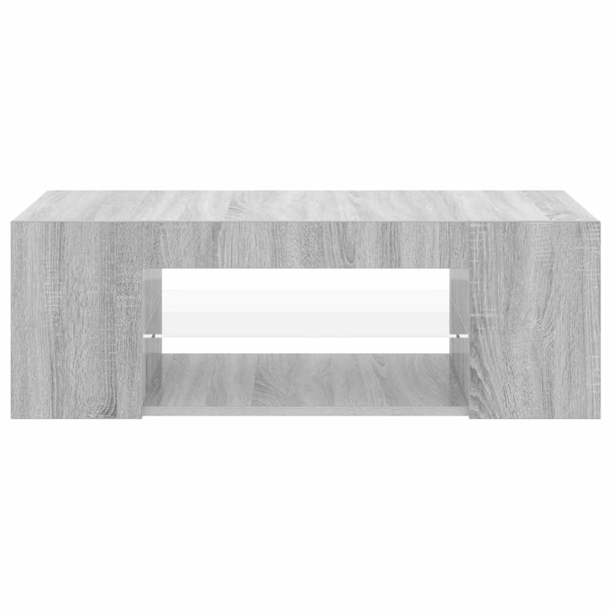 vidaXL Έπιπλο Τηλεόρασης με LED Γκρι Sonoma 90 x 39 x 30 εκ.