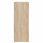 vidaXL Συρταριέρα Sonoma Δρυς 91 x 28 x 75 εκ. Επεξεργασμένο Ξύλο