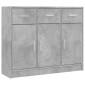vidaXL Ντουλάπι Γκρι Σκυροδέματος 91 x 28 x 75 εκ. Επεξεργασμένο Ξύλο