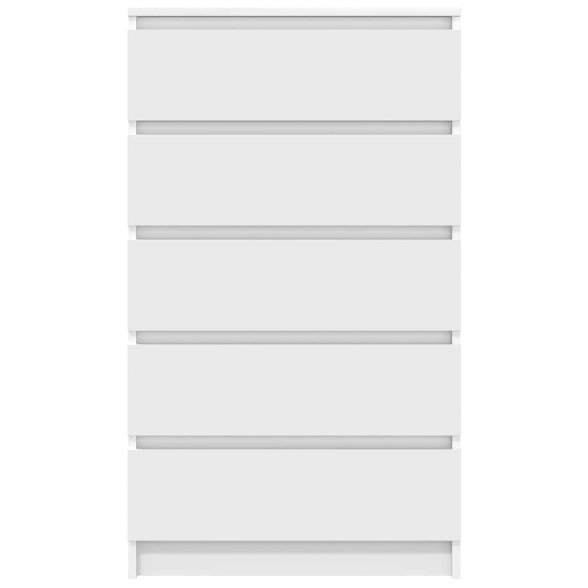 vidaXL Συρταριέρα Λευκή 60 x 36 x 103 εκ. από Επεξεργασμένο Ξύλο
