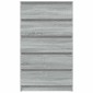 vidaXL Συρταριέρα Γκρι Sonoma 60x36x103 εκ. από Επεξεργασμένο Ξύλο