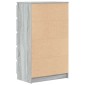vidaXL Συρταριέρα Γκρι Sonoma 60x36x103 εκ. από Επεξεργασμένο Ξύλο