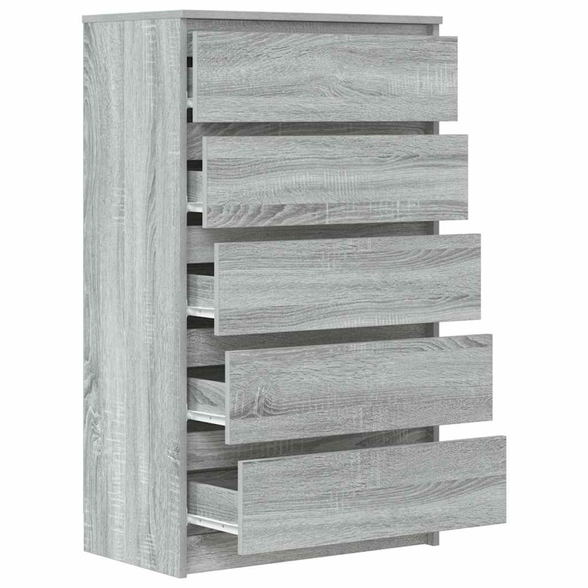 vidaXL Συρταριέρα Γκρι Sonoma 60x36x103 εκ. από Επεξεργασμένο Ξύλο