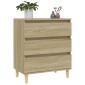 vidaXL Συρταριέρα Sonoma Δρυς 60x35x70 εκ. Επεξεργασμένο Ξύλο
